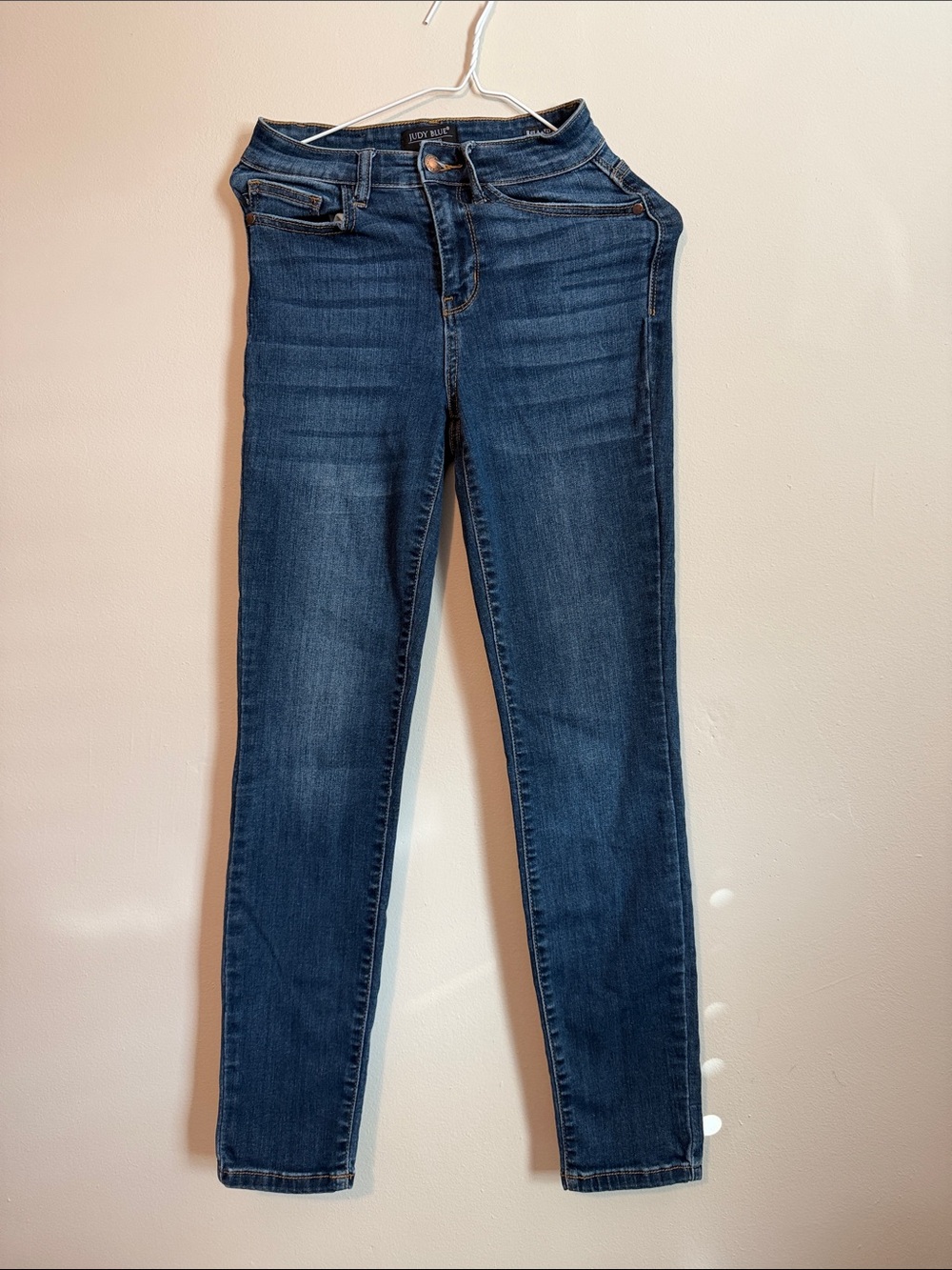 Judy Blue Dark Blue High-Rise Skinny Jeans size 24 - Picture 2 of 9